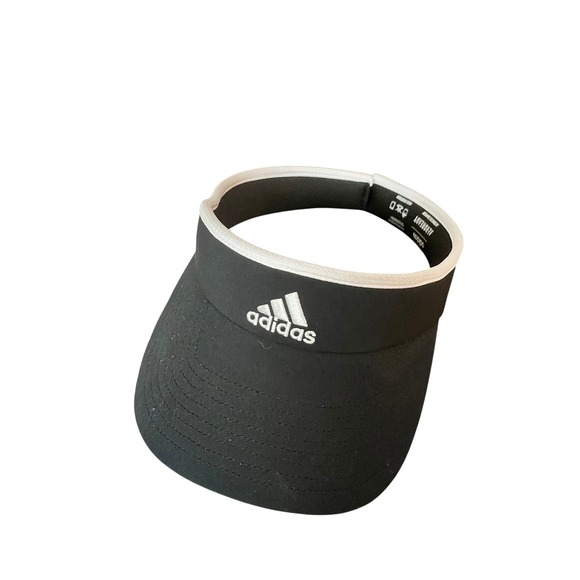 Adidas Hats and Visors Women\'s White Black Logo Adjustable Golf‎ Tennis main image 5